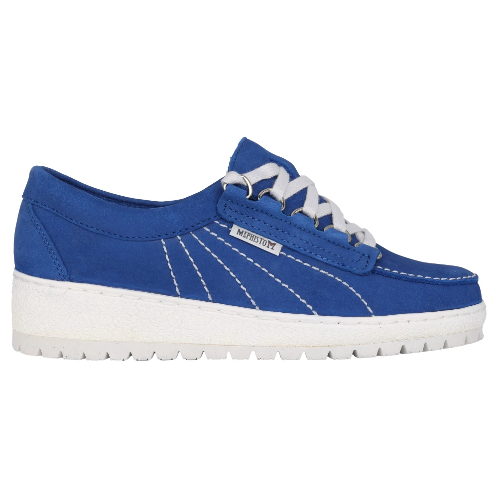 Mephisto Blauwe damessneaker trendy en comfortabel Dames Schoenen