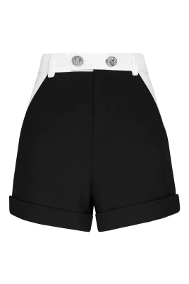Stretch Viscose Cady Shorts