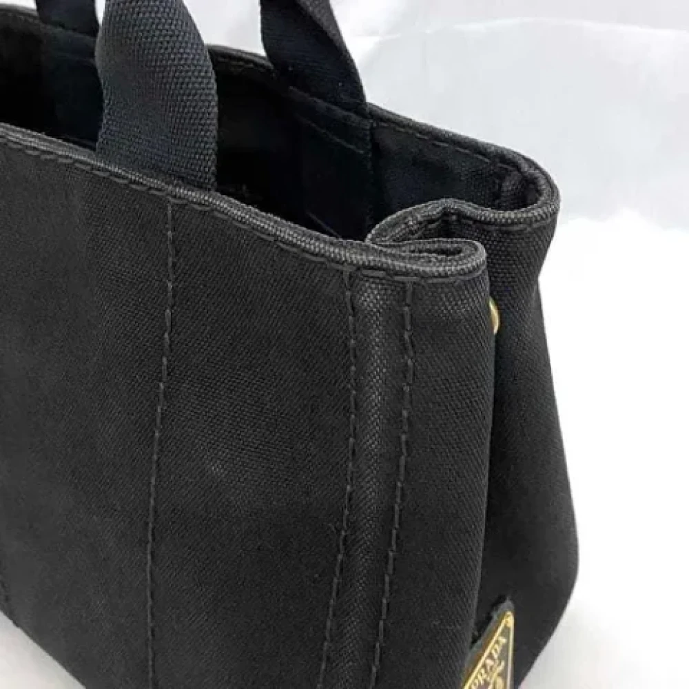 Prada Vintage Pre-owned Fabric prada-bags Black Dames