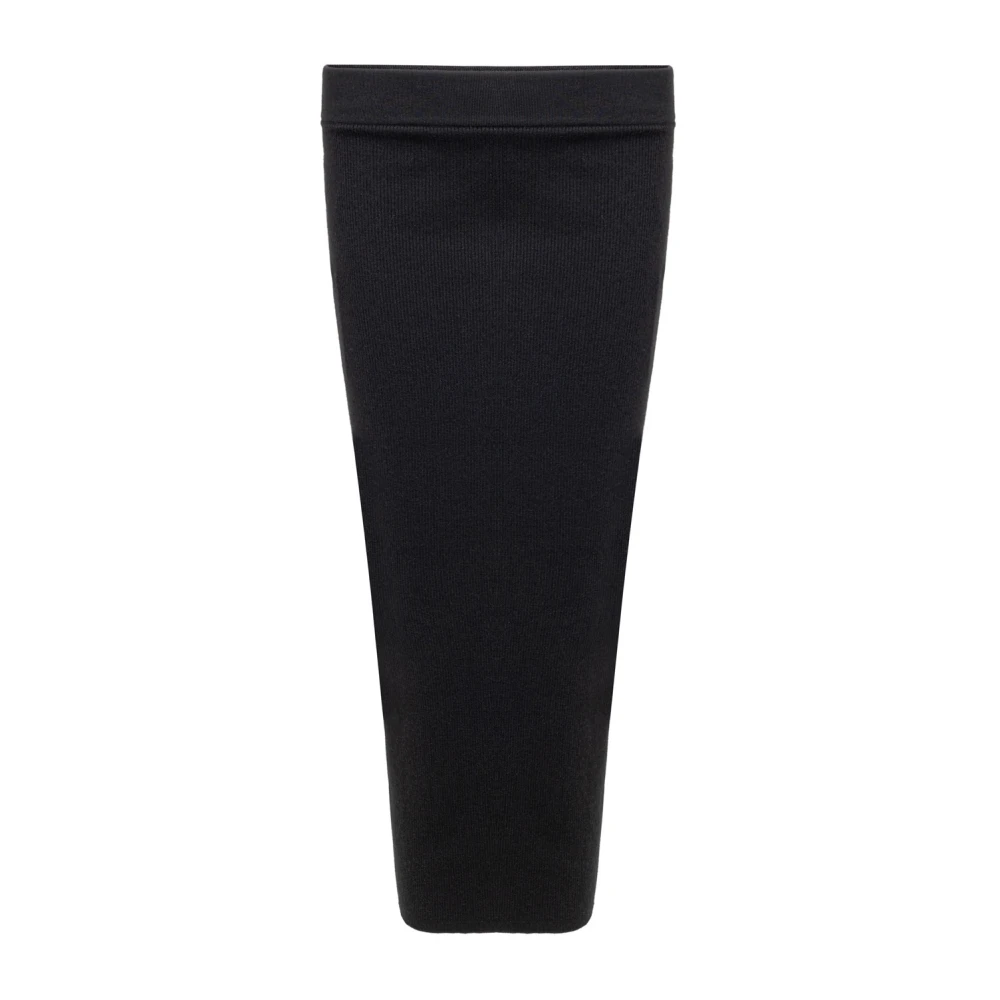 Tom Ford Women's Black Long Cashmere Straight Skirt