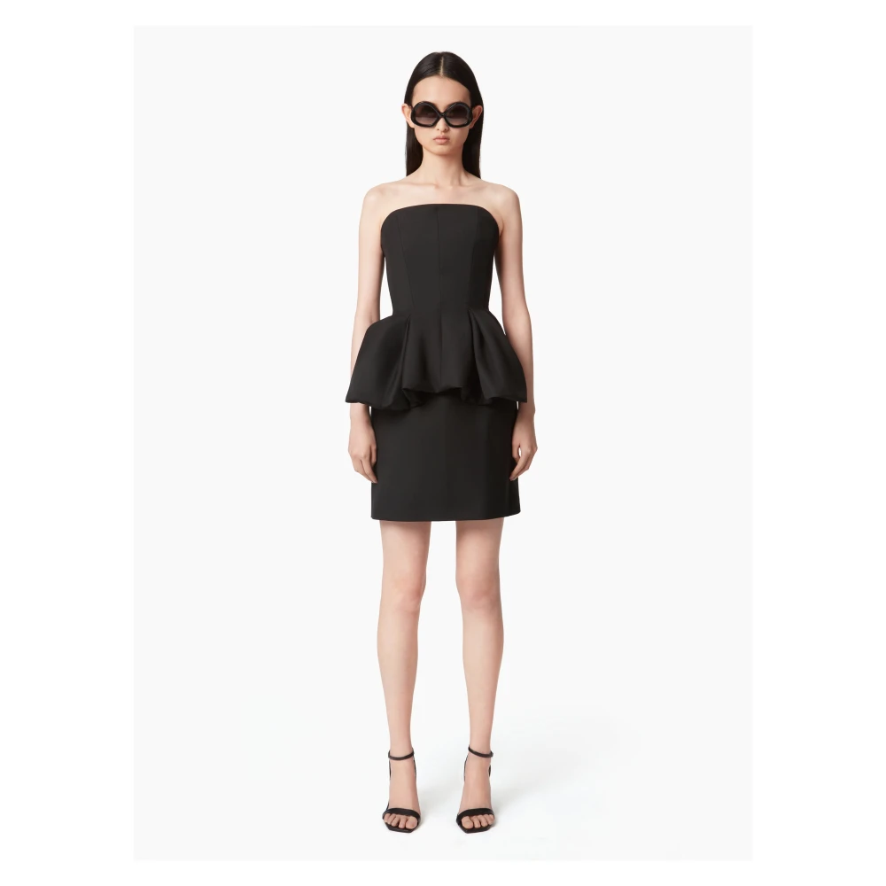 Nina Ricci Bustier Mini-Jurk MET Black Dames
