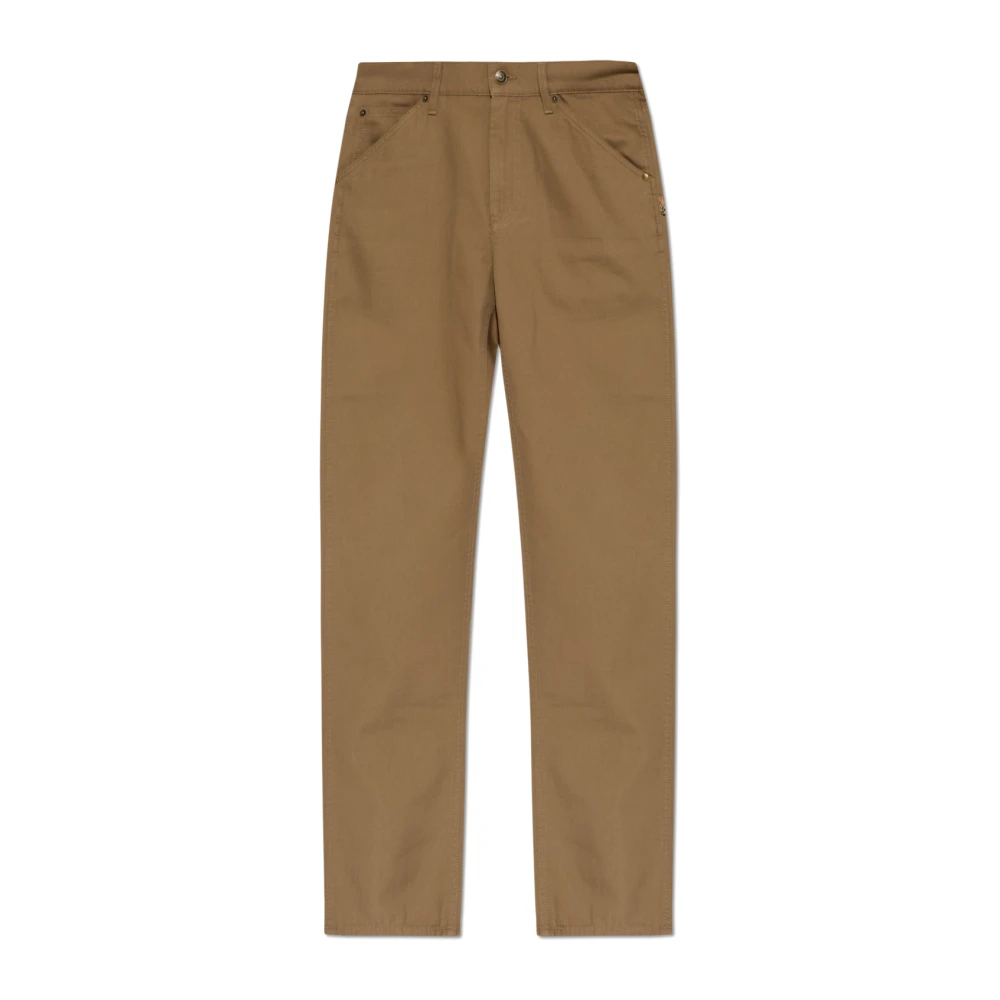 Burberry Men's Brown Danny Trousers - Straight Trousers - W32 - Trousers