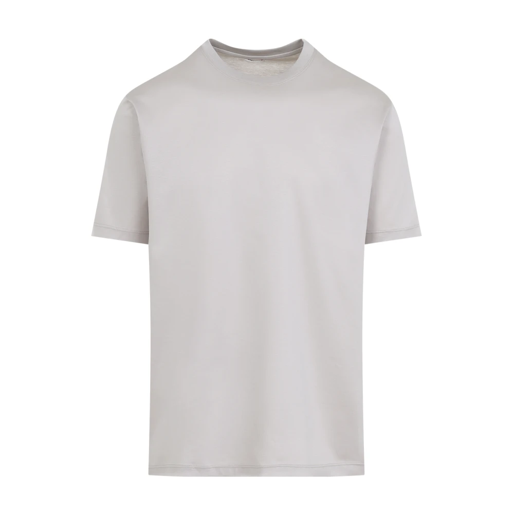 Kiton Fango Milano T-Shirt Gray Heren