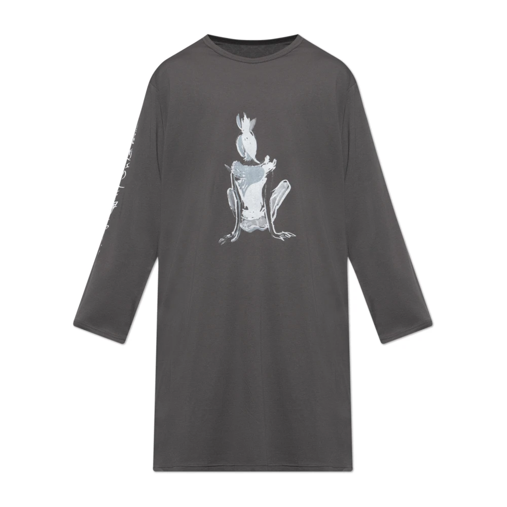 Y-3 Lange mouwen T-shirt Gray Heren
