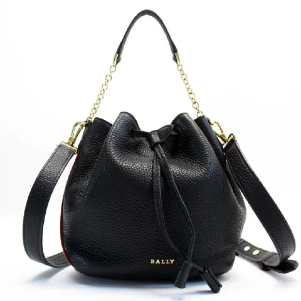 Bally Pre-owned Leather handbags Black Dames