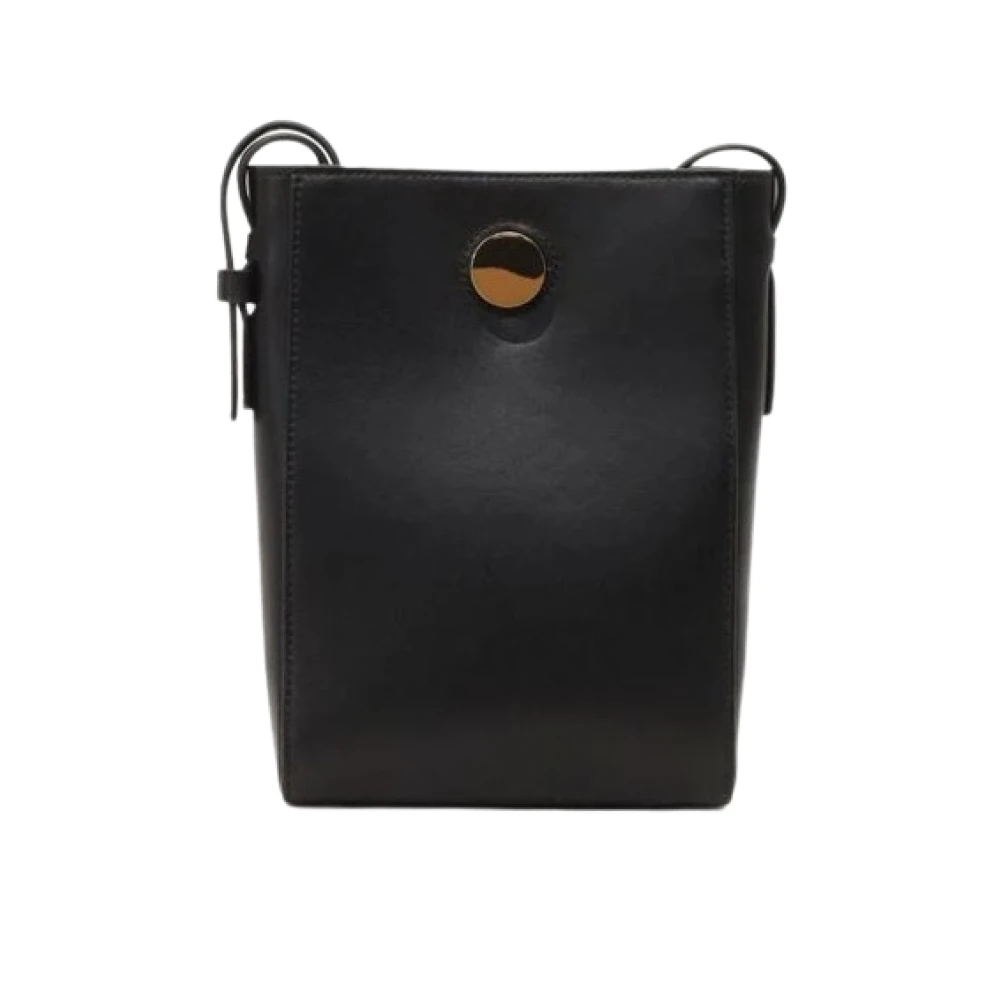 Fabiana Filippi Stijlvolle Bucket Tas Black Dames