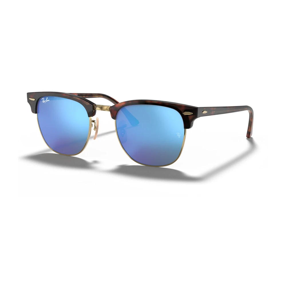 Ray-Ban Brown Sunglasses, Unisex, 51 Mm, Clubmaster Classic Sunglasses