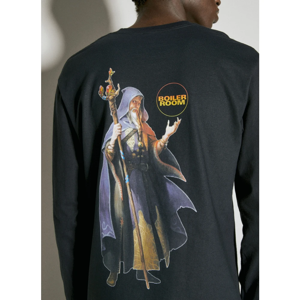 Boiler Room Long Sleeve Tops Black Heren