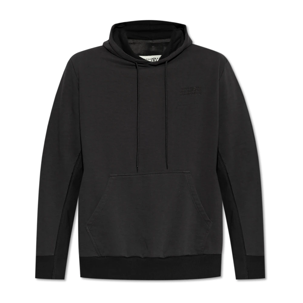 MM6 Maison Margiela Sweatshirt met Vintage Effect Black Heren