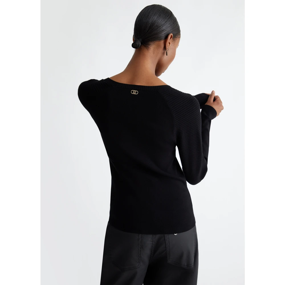 Liu Jo Geknoopte Shirt Black Dames