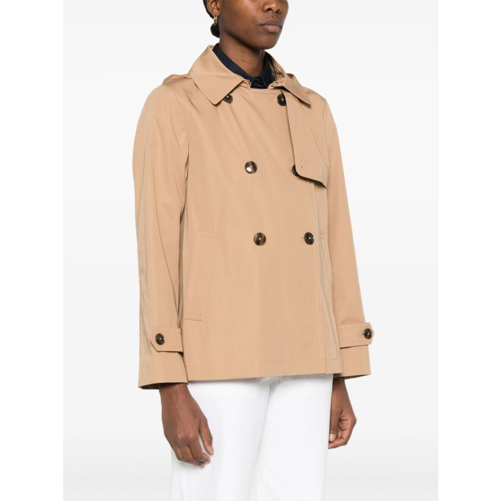 Herno Camel Coat Beige Dames