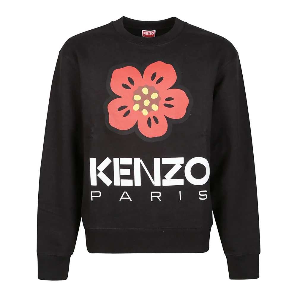 Kenzo Boke Bloemen Sweatshirt Black Heren
