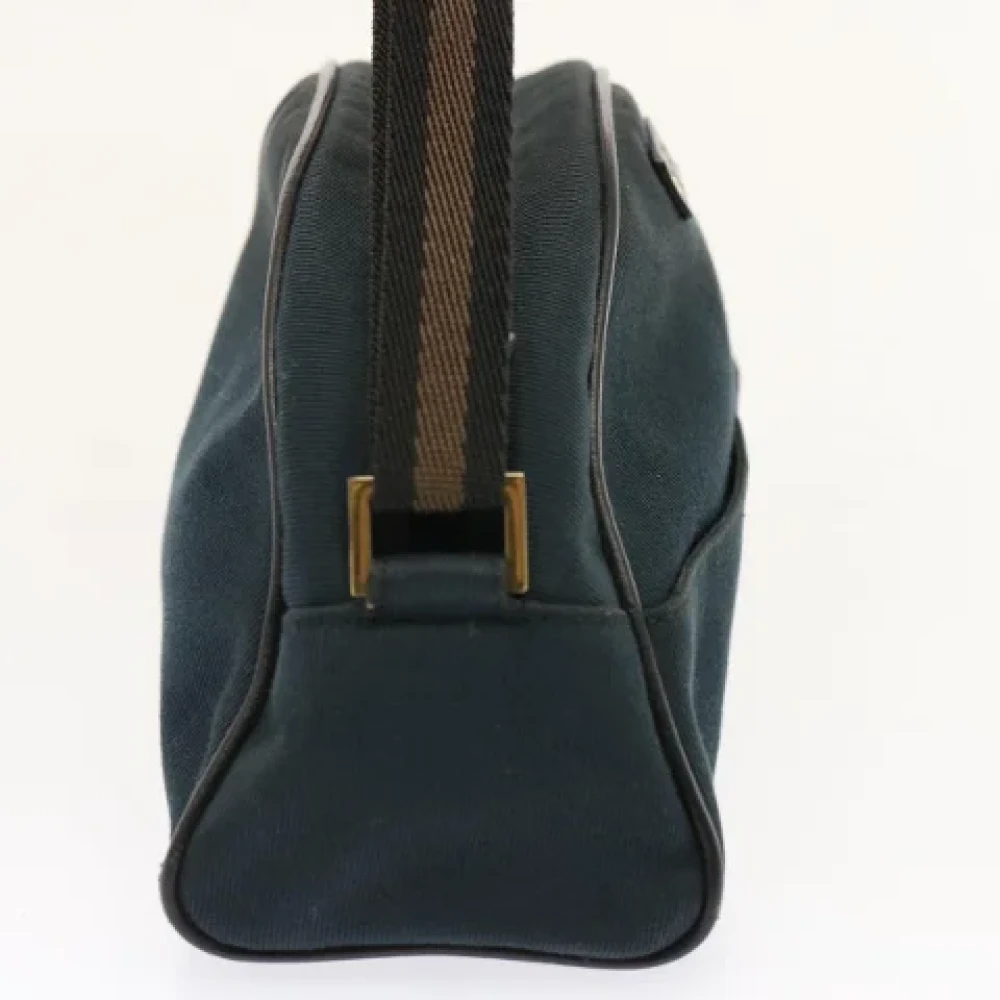 Gucci Vintage Pre-owned Canvas gucci-bags Blue Dames