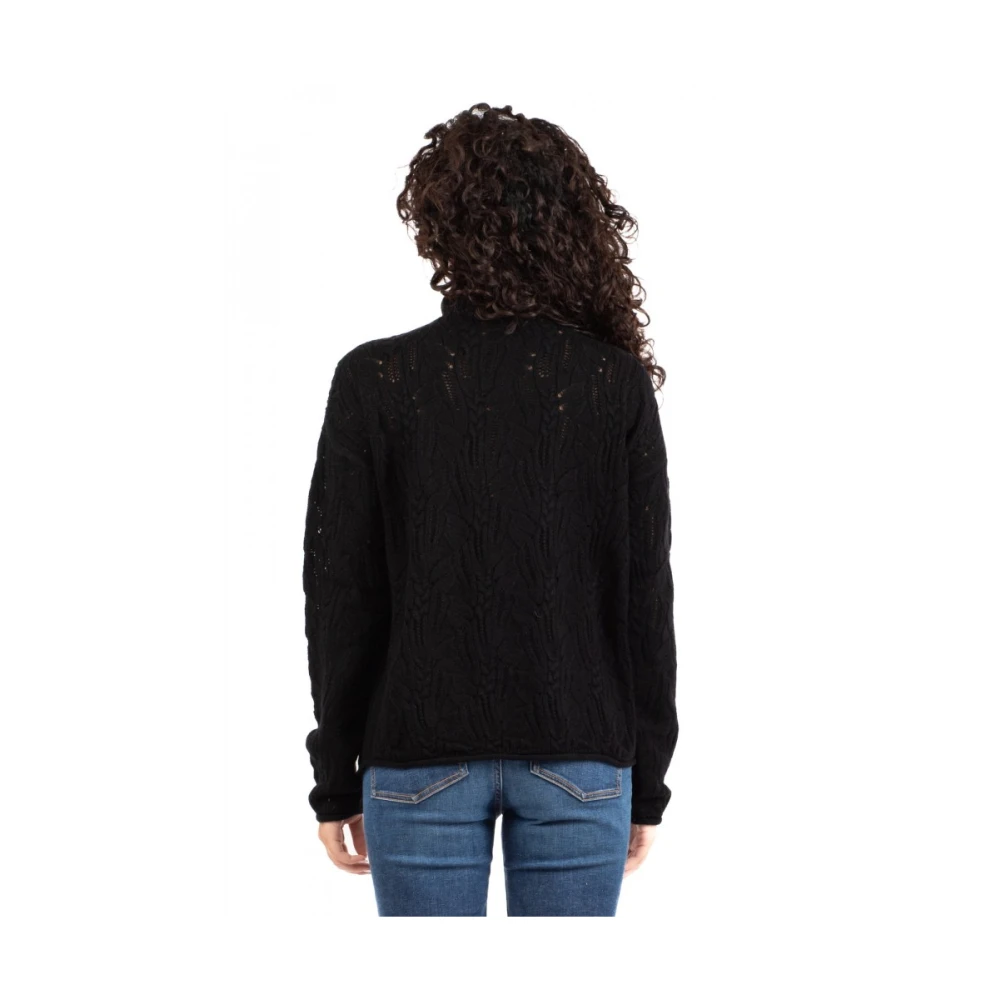 Max Mara Studio Elegante Studio Gebreide Top Black Dames