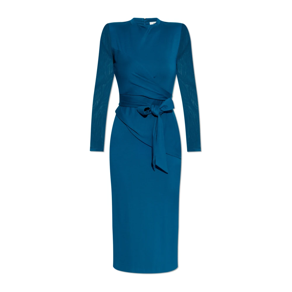 Diane Von Furstenberg Jurk met strik Blue Dames
