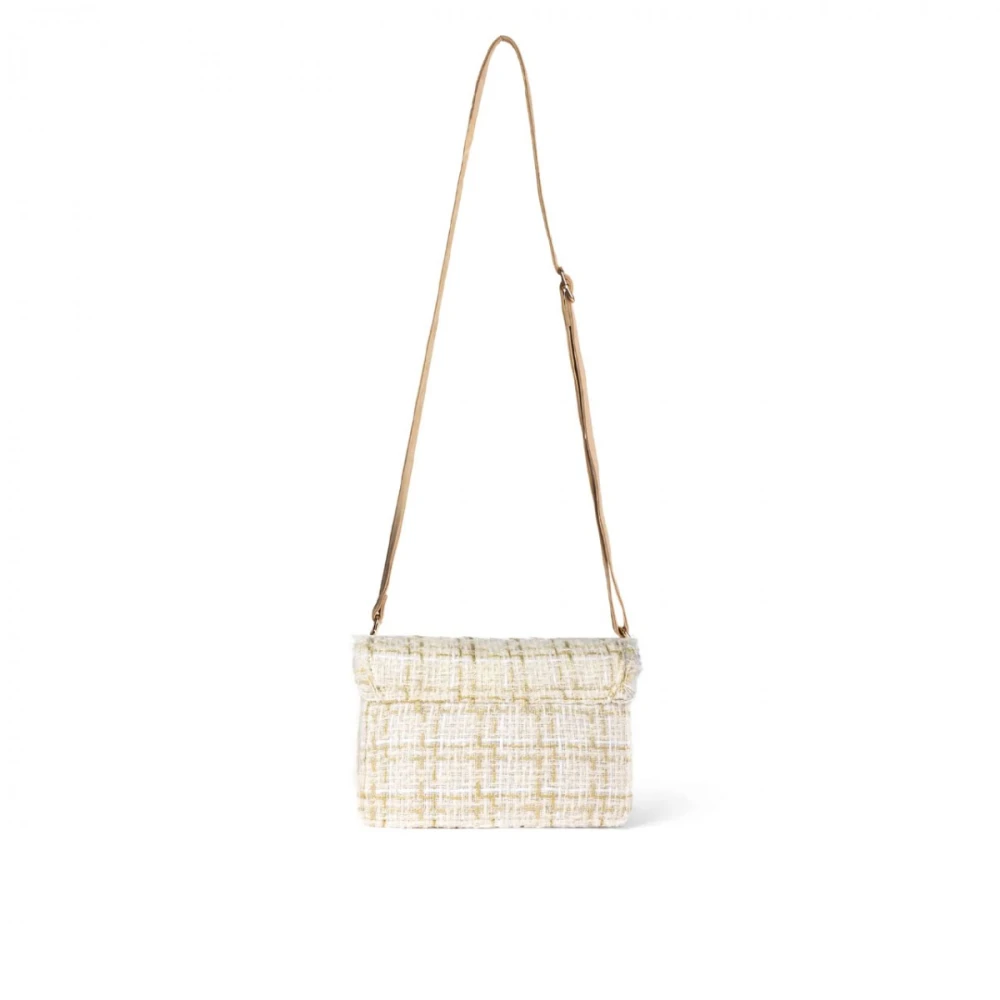 MC2 Saint Barth Chique Tweed Schoudertas Tita Beige Dames