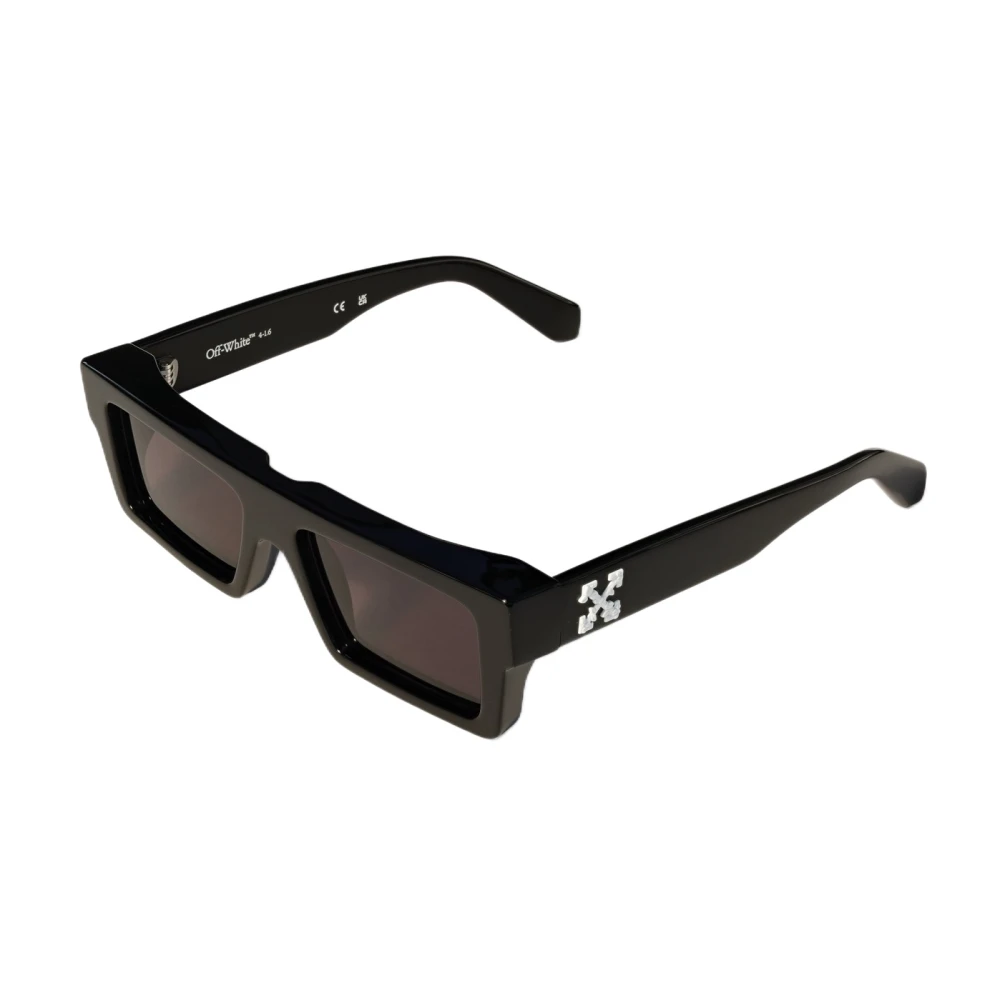 Off-White Unisex Schwarz Off-White Ow1013 Ruby 1007 Sonnenbrillen Acetat Grau Quadratisch Normal - Bild 2