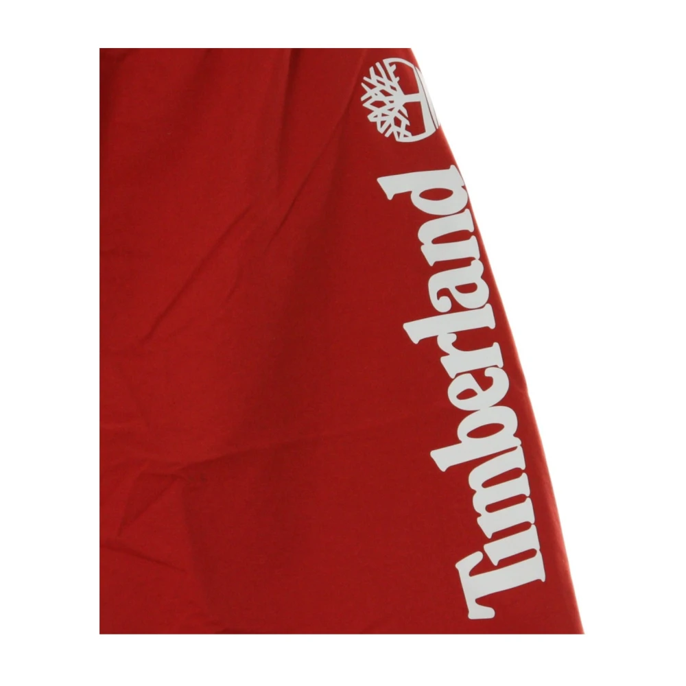 Timberland Kersen Logo Badpak Red Heren