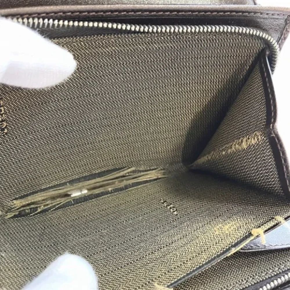 Fendi Vintage Pre-owned Canvas wallets Gray Dames
