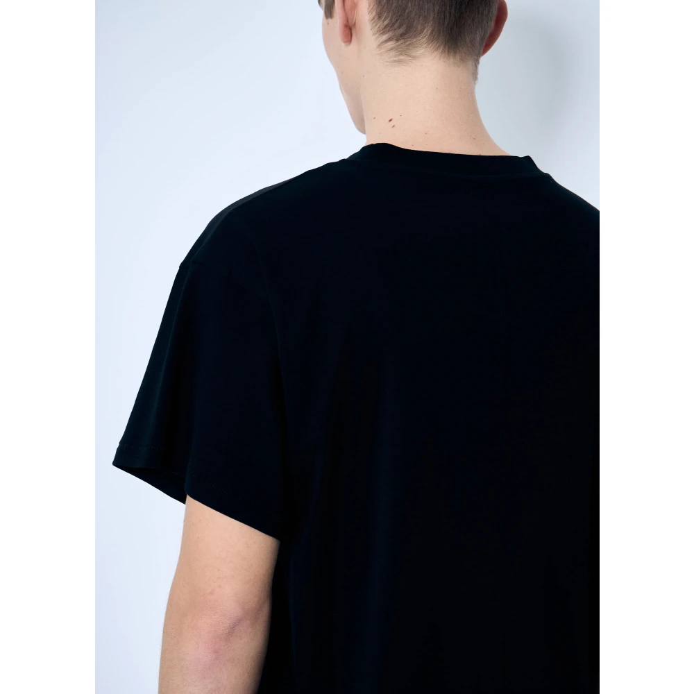 The Row Katoenen Jersey Crewneck T-shirt Black Heren
