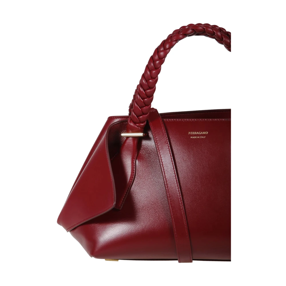 Salvatore Ferragamo Blossom TH S Tas in Burgundy Red Dames