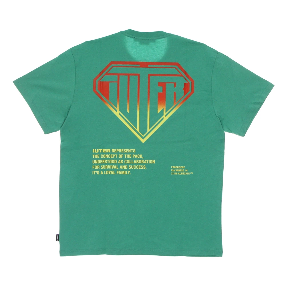 Iuter Logo Tee Emerald Heren T-shirt Green Heren