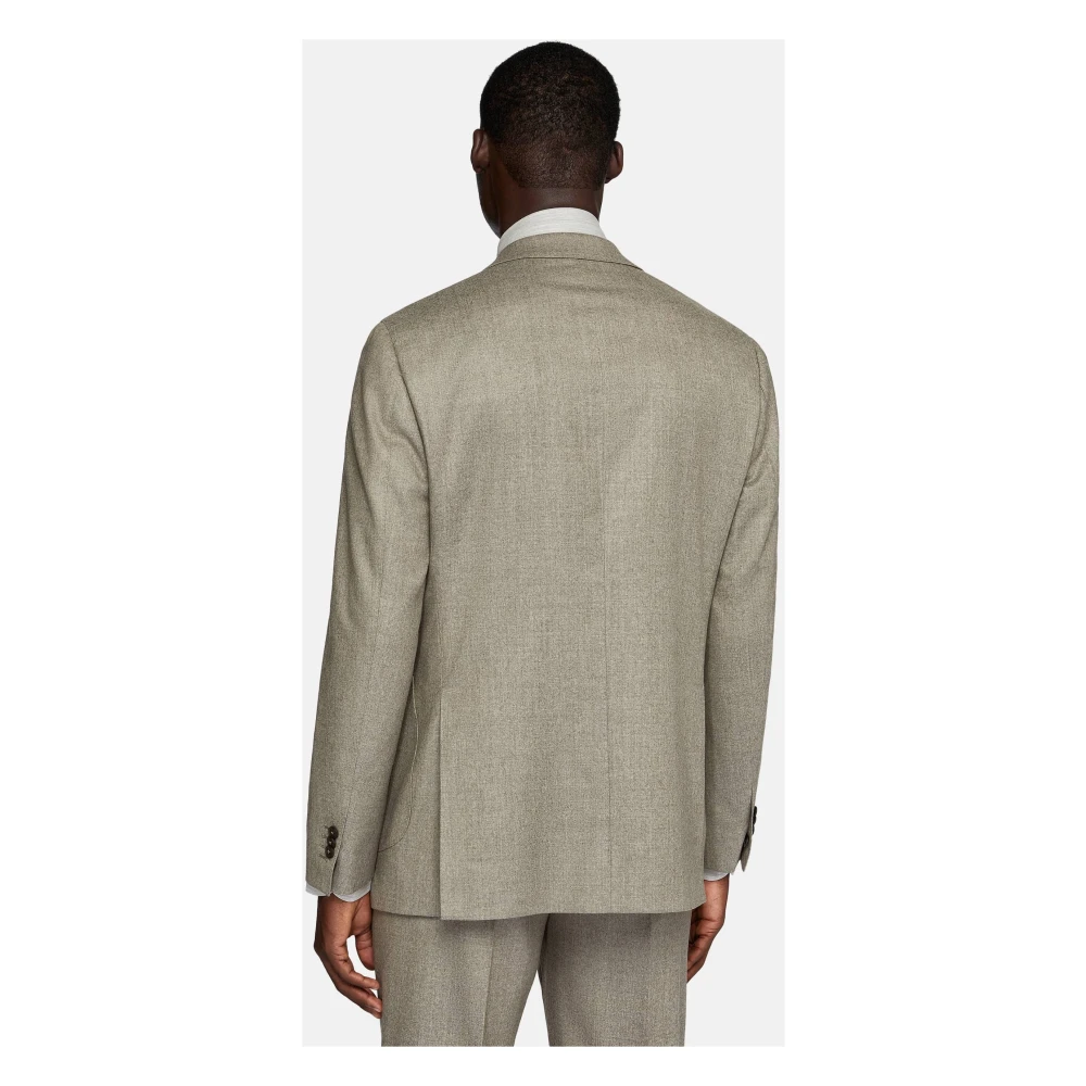 Boggi Milano Pak Zuivere Wol Beige Heren