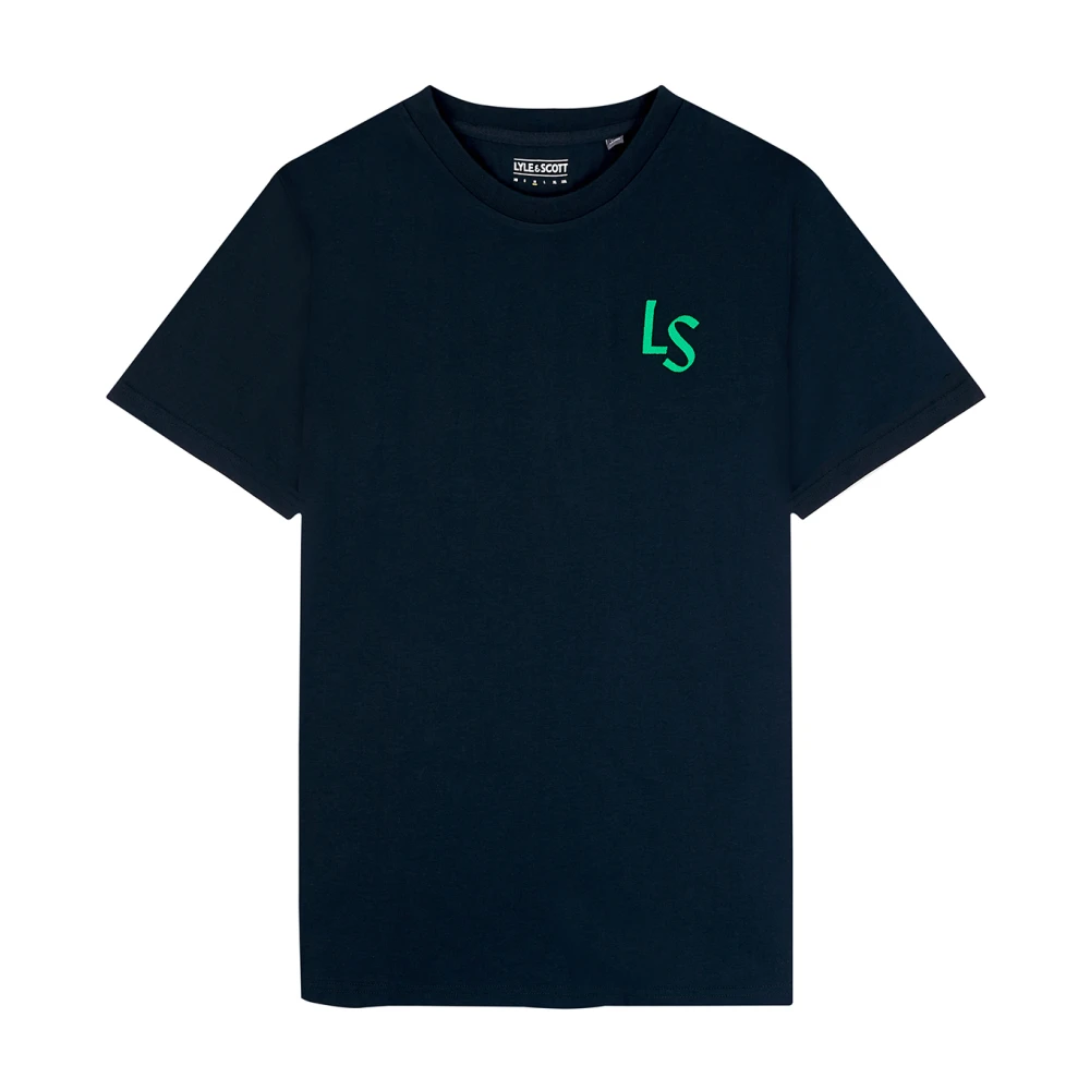 Lyle & Scott Logo T-Shirt Blue Heren