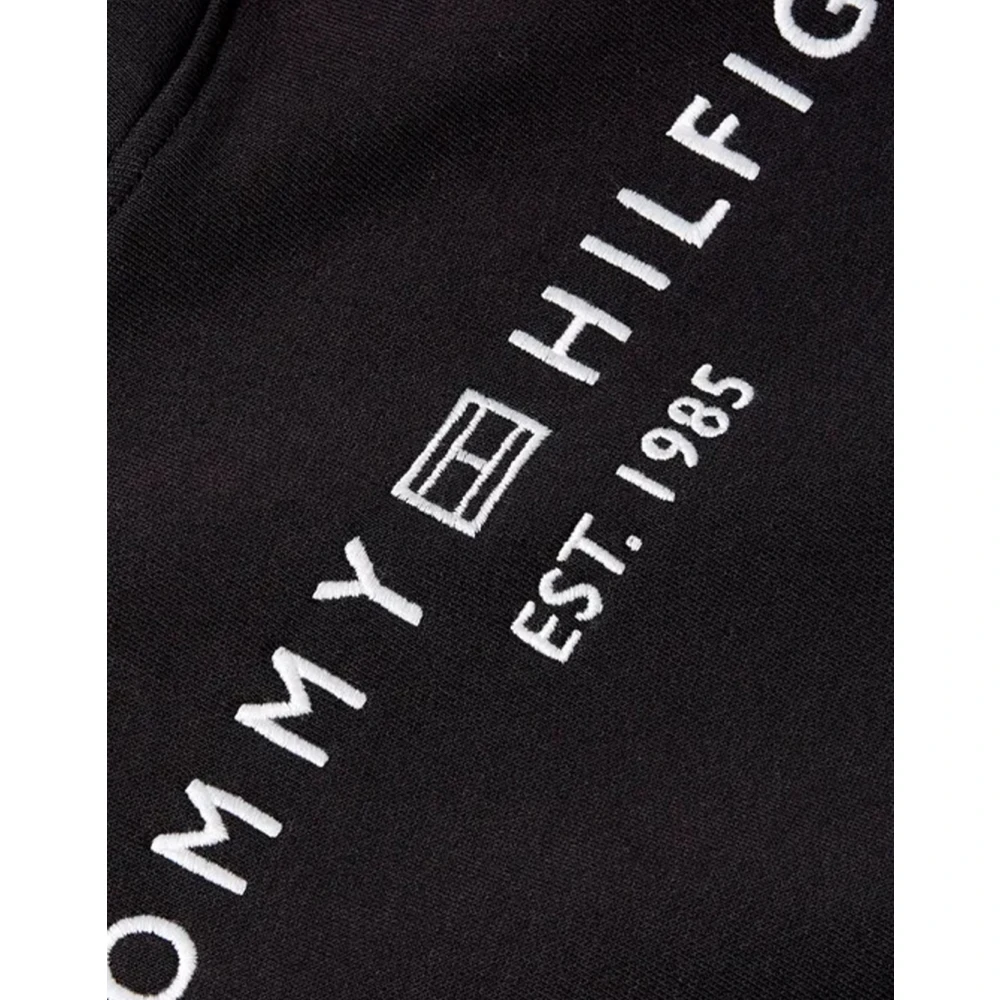 Tommy Hilfiger Comfort Gebreide Hoodie Black Dames