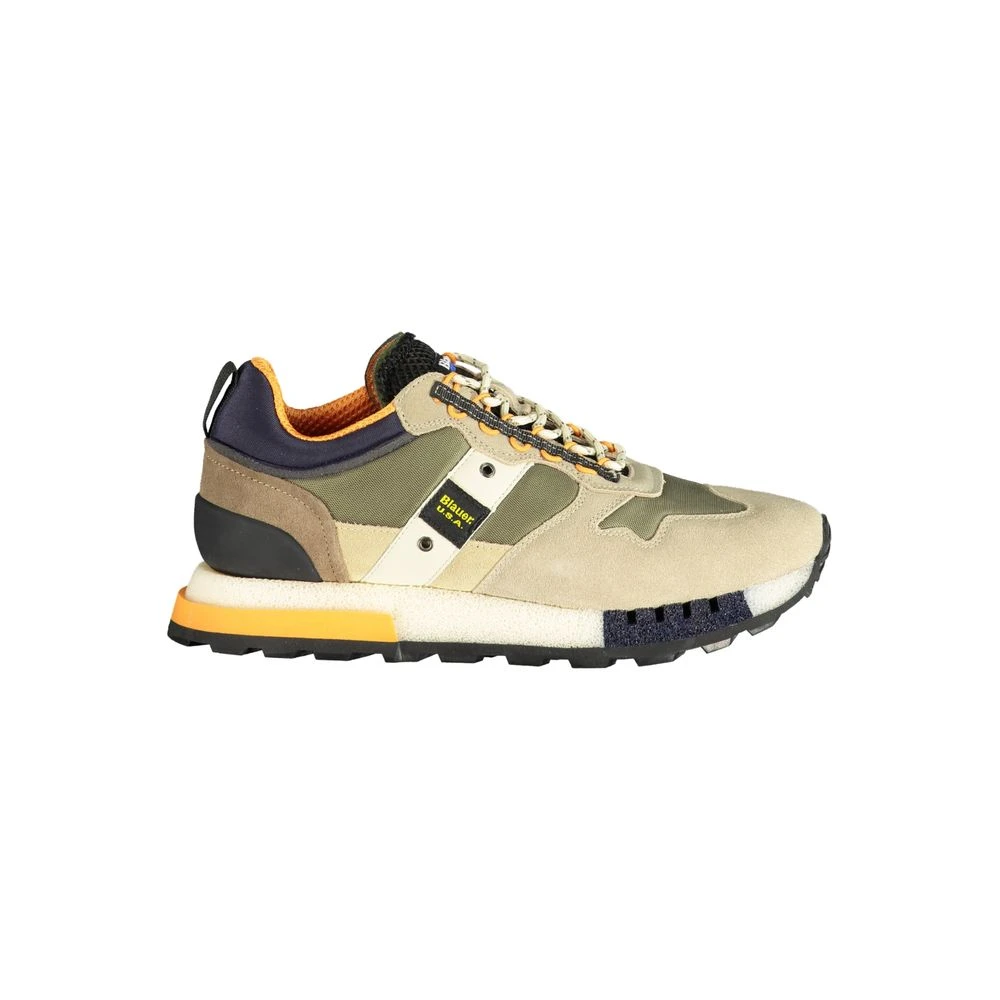 Blauer Men's Multicolor Green Polyethylene Sneaker - Sneakers - 11 Uk- Shoes