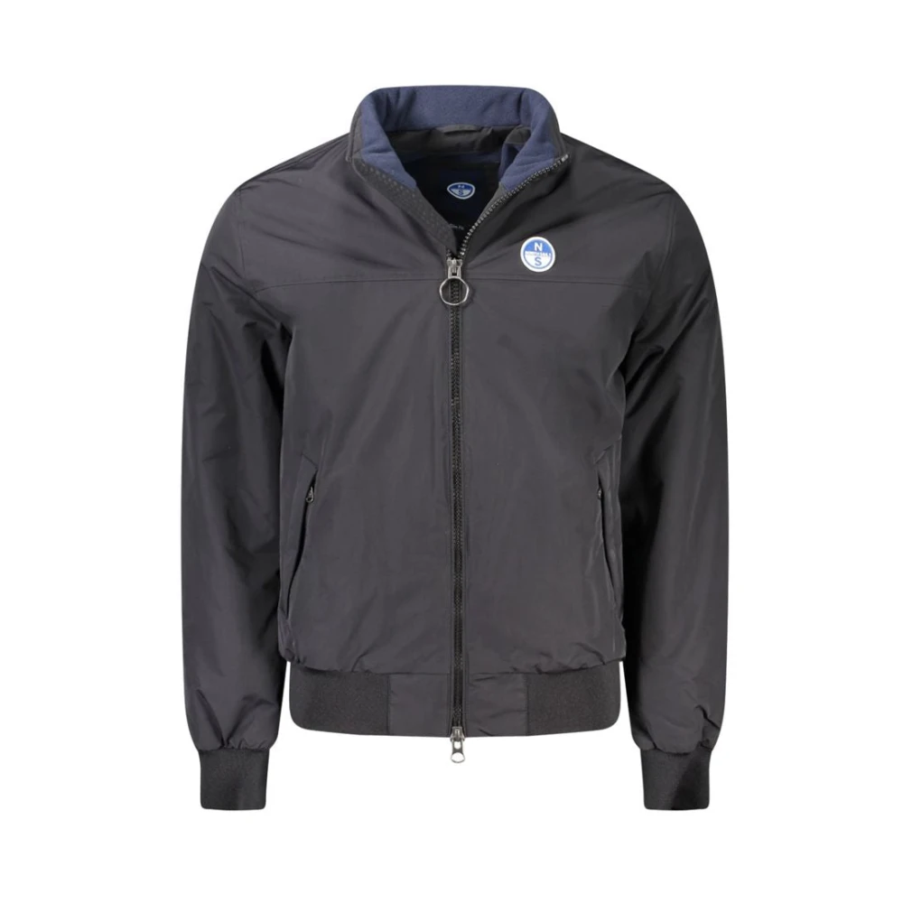 North Sails Zwarte Polyamide Jas Black Heren