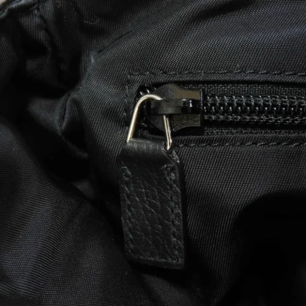 Gucci Vintage Pre-owned Canvas gucci-bags Black Heren