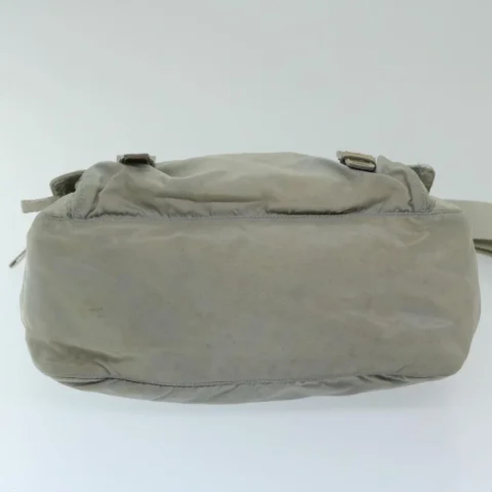 Prada Vintage Pre-owned Nylon prada-bags Gray Dames