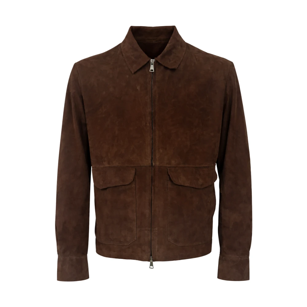 Franzese Collection Men's Brown Stefano De Martino Jacket - Leather Jackets - 4XL - Jackets