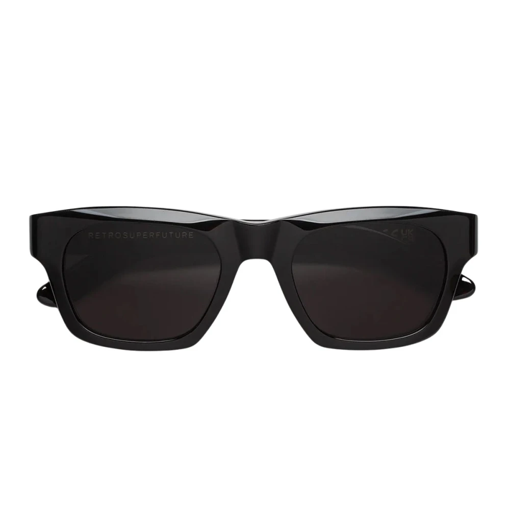 Retrosuperfuture Unisex Black Sunglasses, 52 Mm, Sintesi Sunglasses