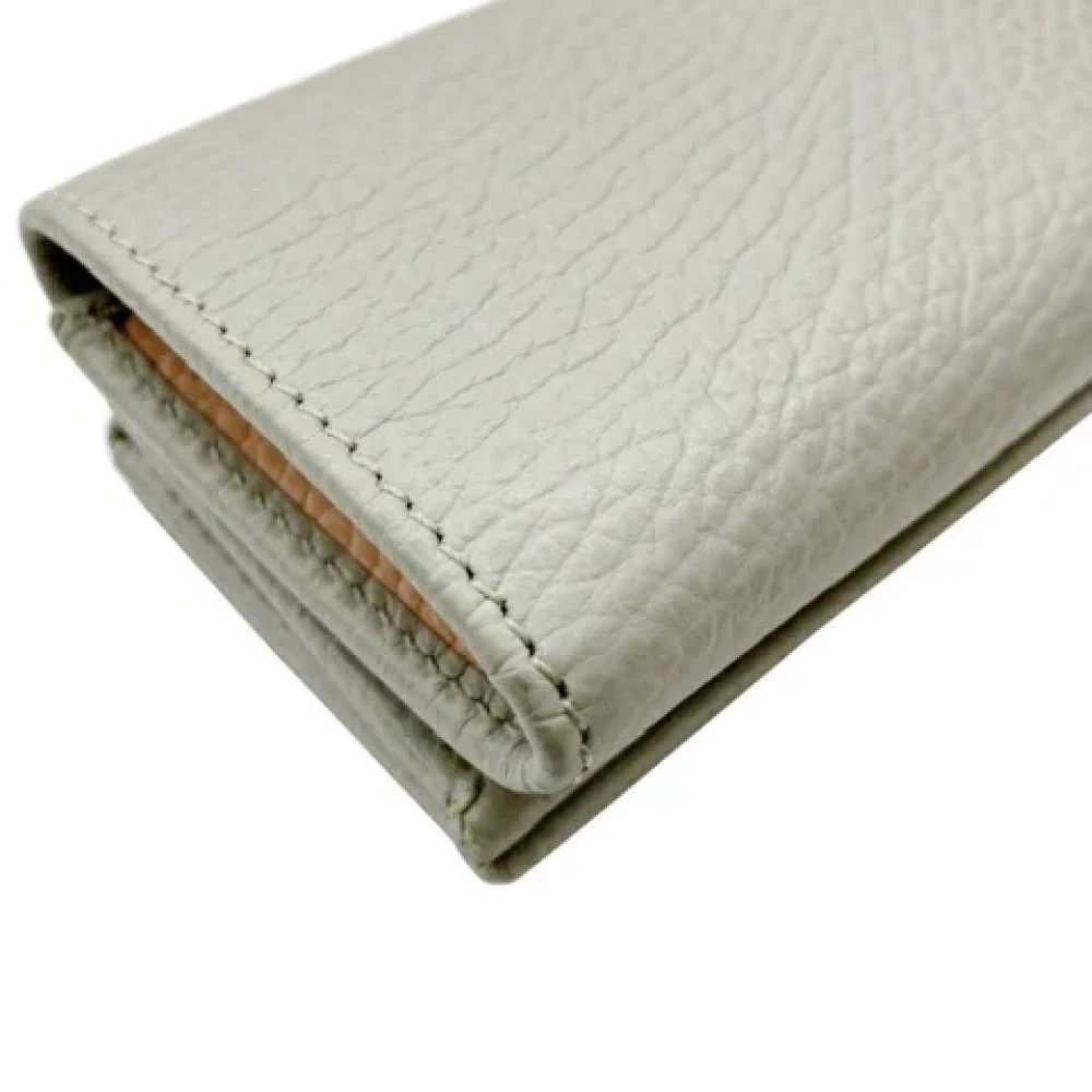 Gucci Vintage Pre-owned Leather wallets Gray Dames
