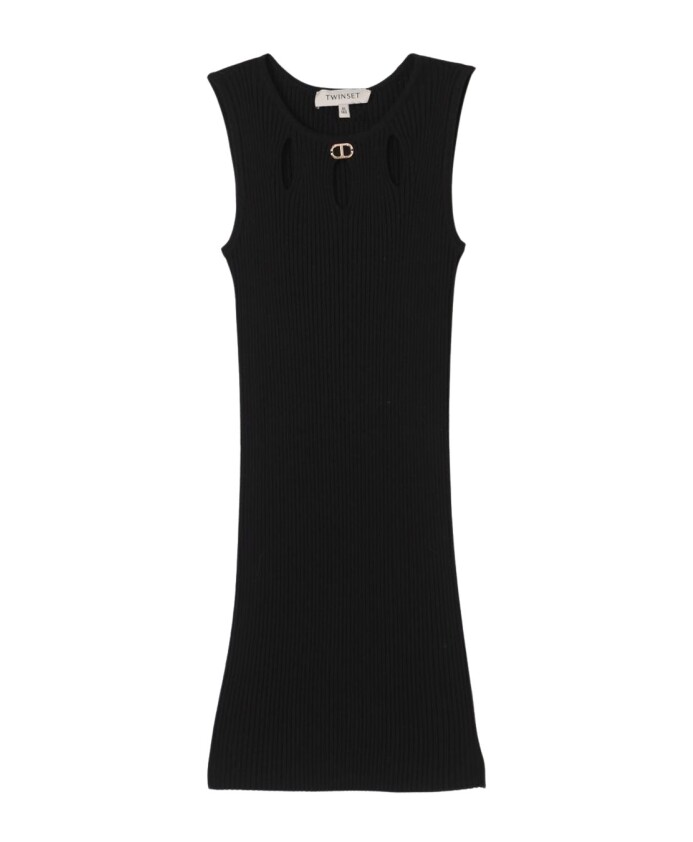 ribbed-knit-sleeveless-dress-cutout