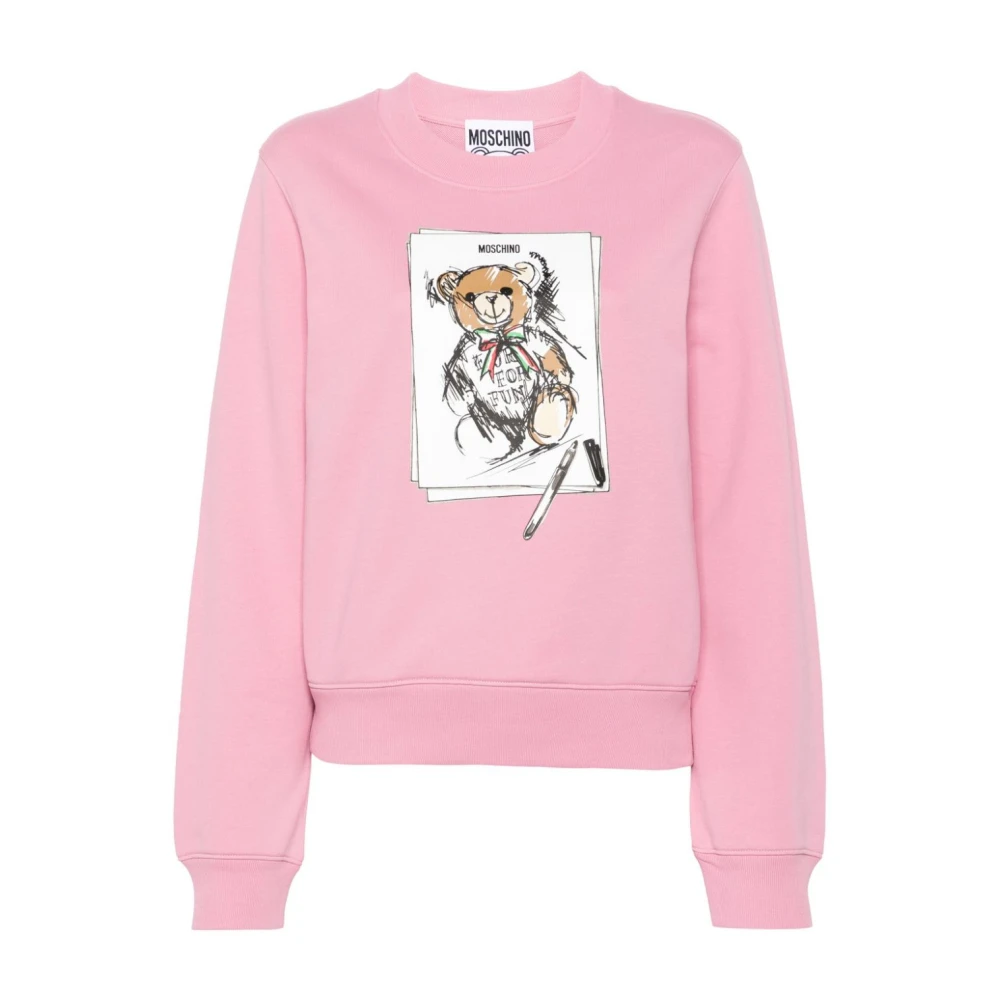 Moschino Casual Sweatshirt 181C Pink Dames