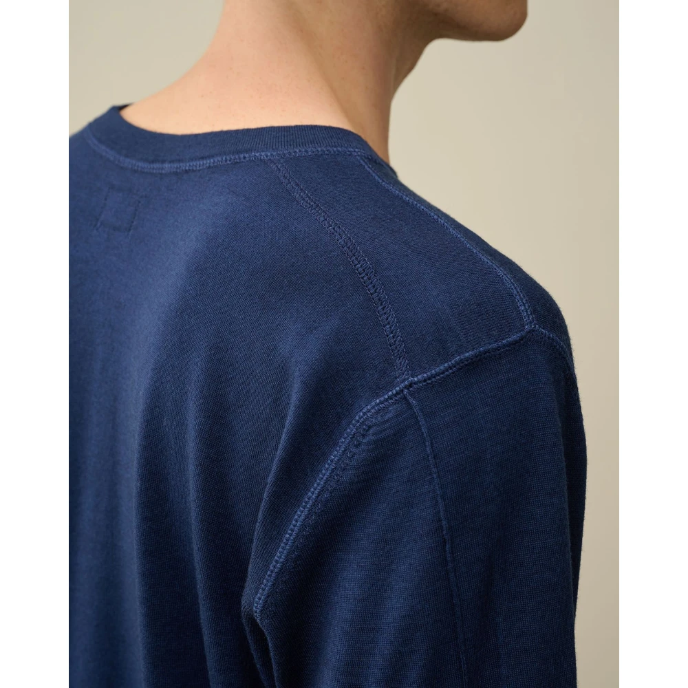 C.P. Company Blauwe Merinowollen Trui Blue Heren