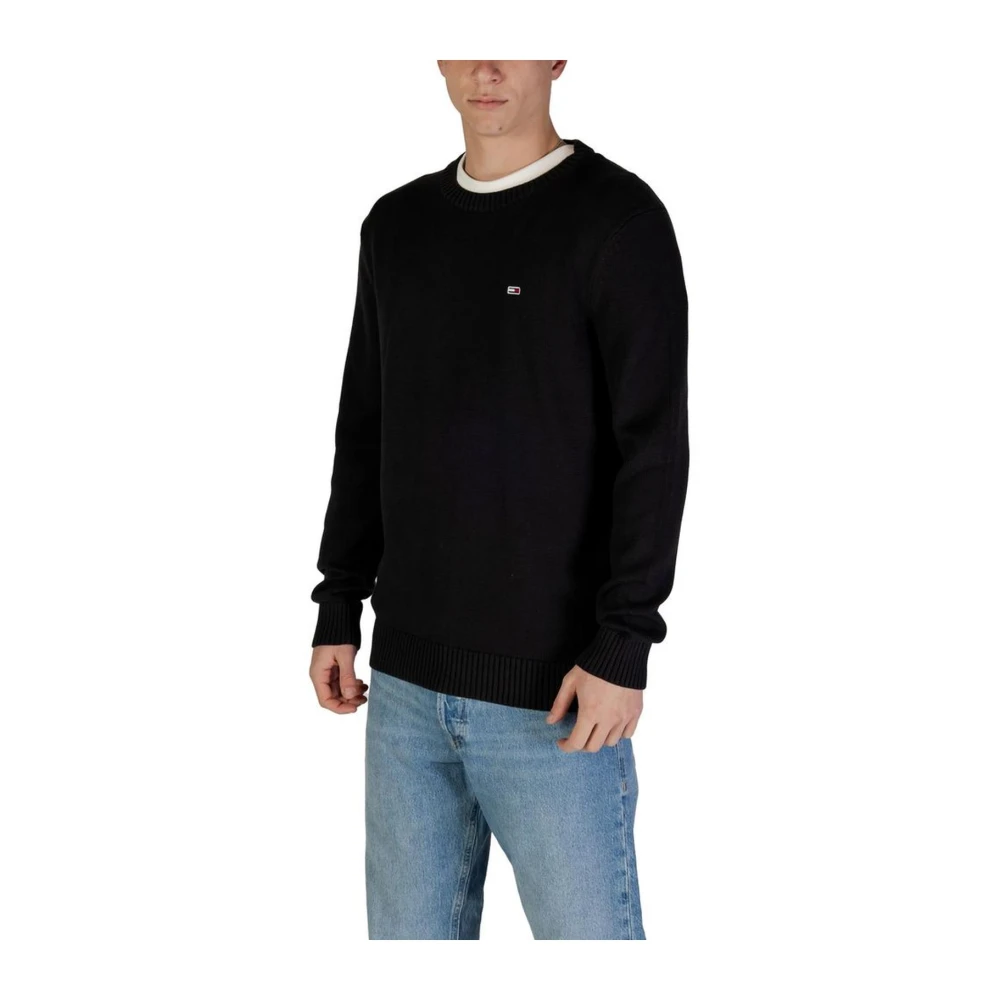 Tommy Jeans Katoenen trui Black Heren