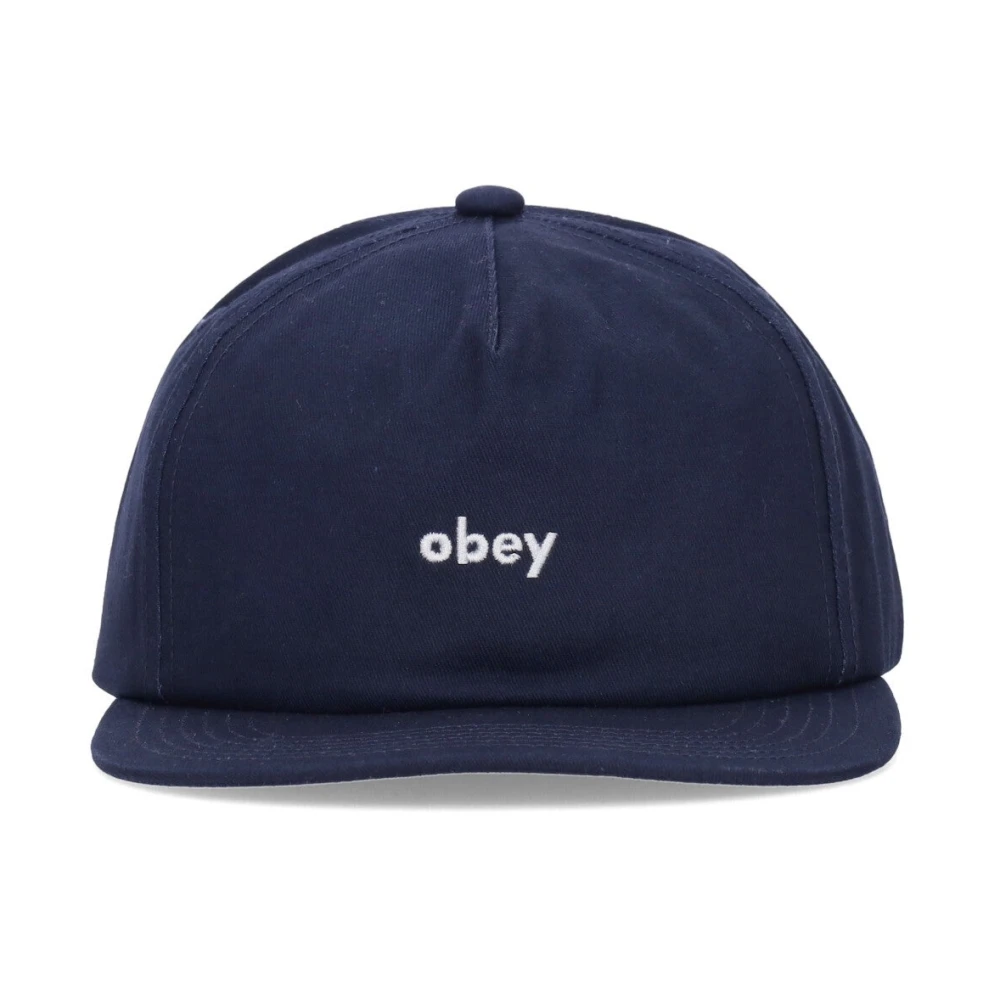 Obey Platte Klep Snapback Pet Mild Navy Blue Heren