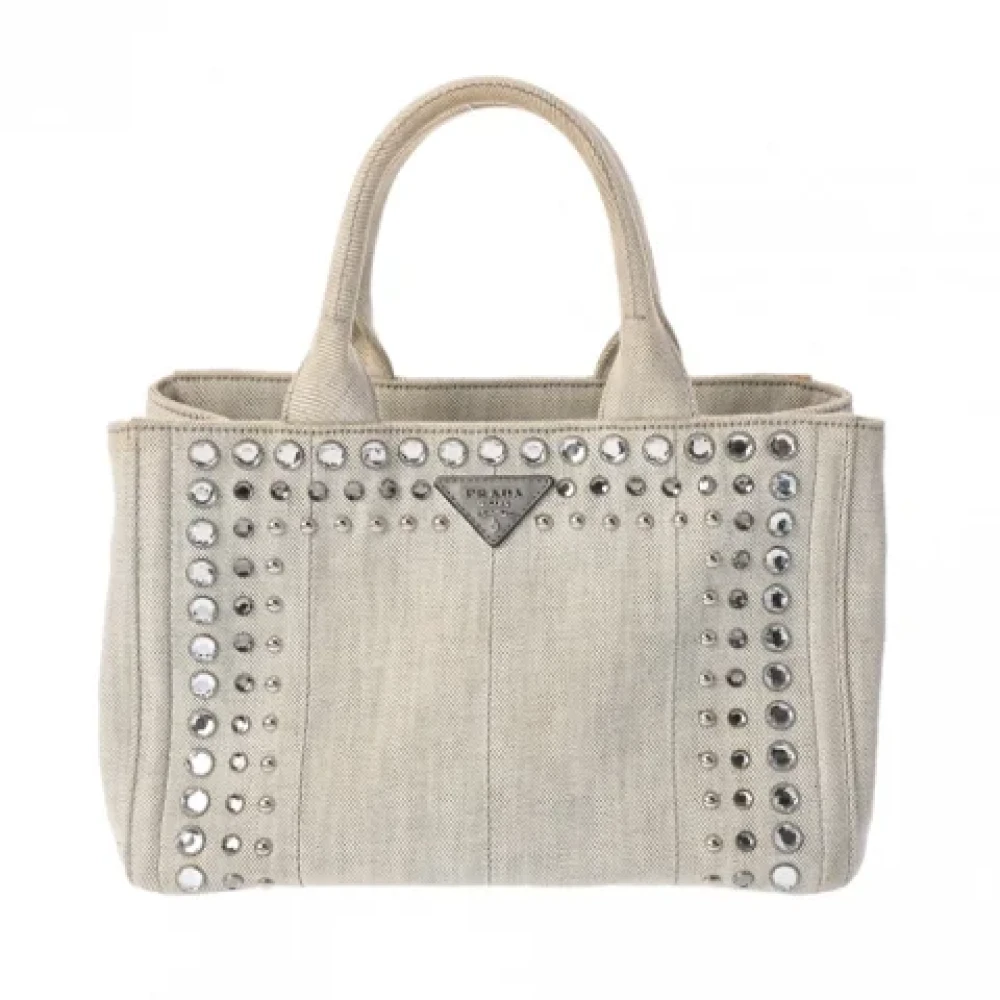 Prada Vintage Pre-owned Denim prada-bags White Dames