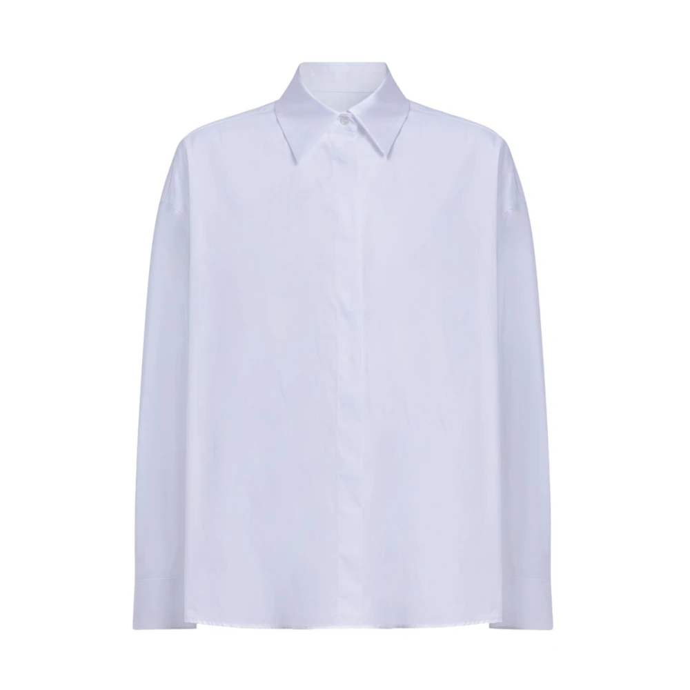 Dondup Women's White Shirt With Silk