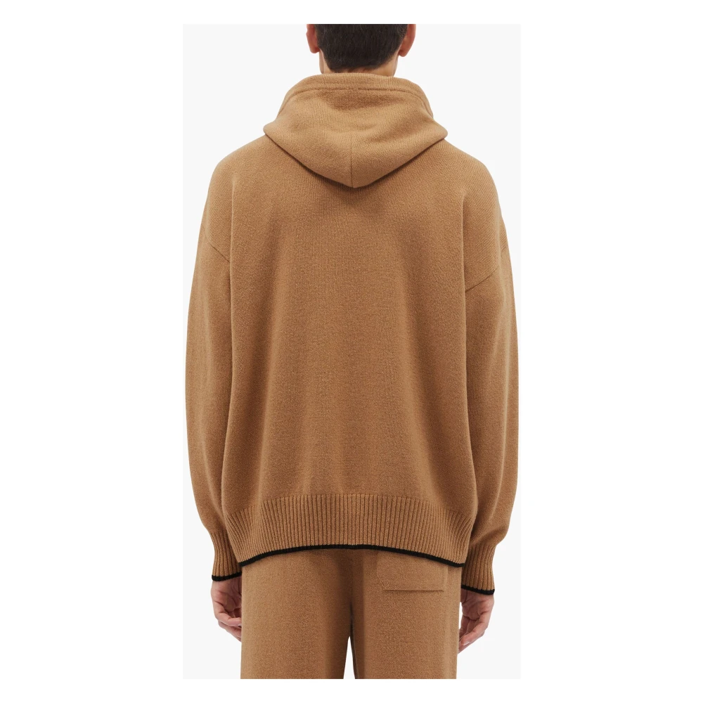 Msgm Beige Hoodie Sweater met capuchon Beige Heren