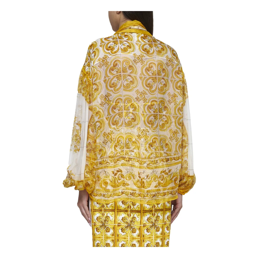 Dolce & Gabbana Stijlvolle Overhemden Collectie Multicolor Dames