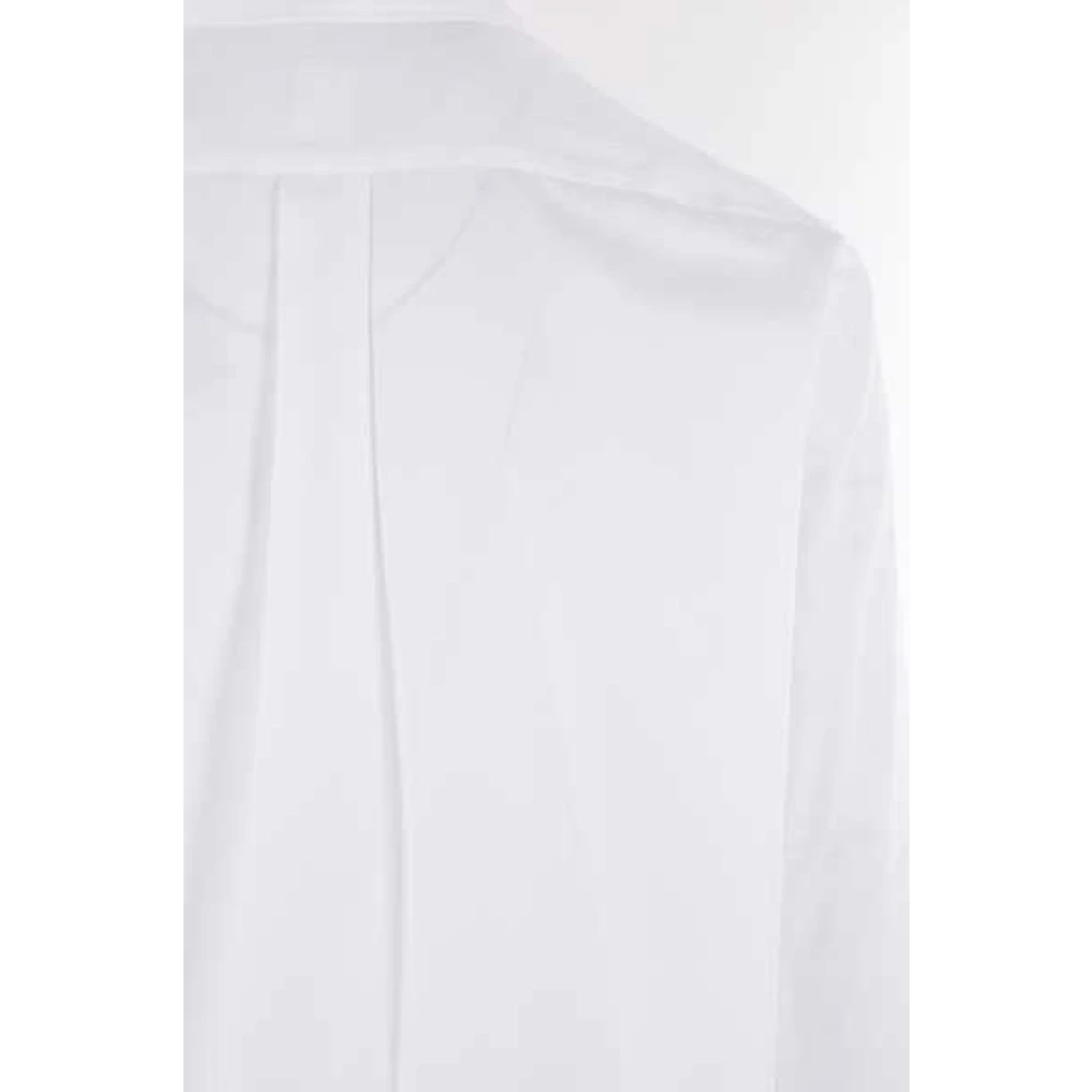 Comme des Garçons Oversized Wit Katoenen Overhemd met Klassieke Kraag White Heren