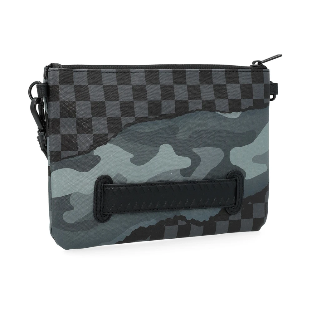 Sprayground Camo Tear Cross Rugzak Black Heren
