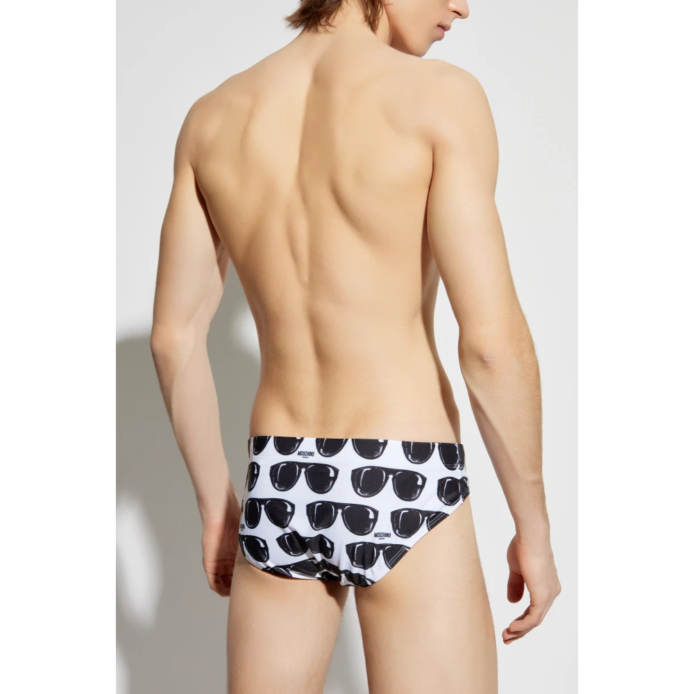 Moschino Zwembroek White Heren