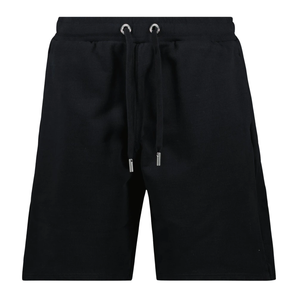 Ami Paris Zwarte katoenen shorts Lente-Zomer 2024 Black Heren