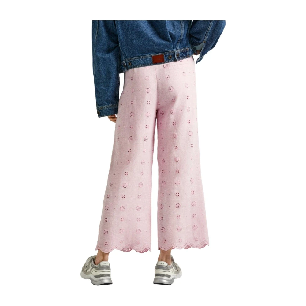 Pepe Jeans Pastelroze Dory Broek Pink Dames